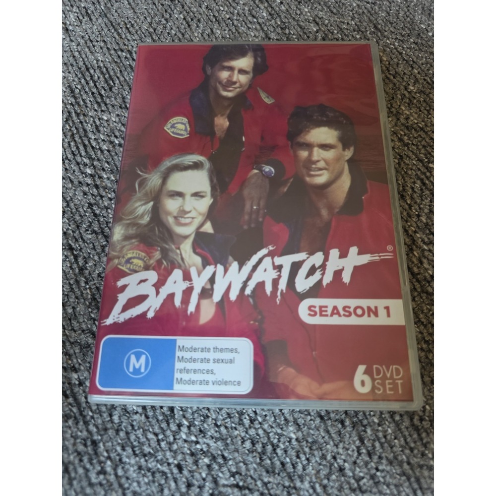 Baywatch Season 1 6‎ DVD Set 22 Episodes Mature Audiences David Hasselhoff Drama